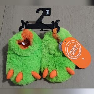 NEw Baby Wonder Nation Green Alligator Slipper